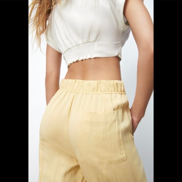 Zara Slit Straight Leg Pants - Picture 2 of 4